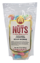 Sour Gummy Worms (16 oz)-Nuts-We Are Nuts!