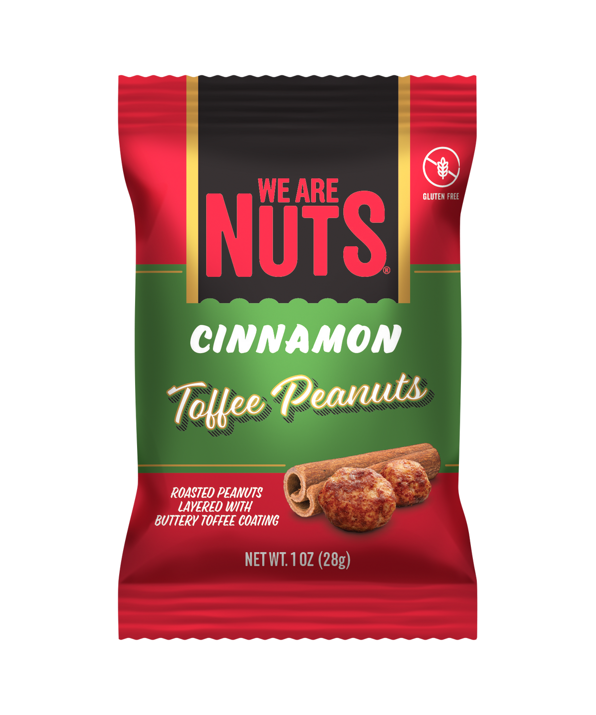 Cinnamon Toasted Toffee Peanuts Snack Pack-Toffee Nuts-We Are Nuts!