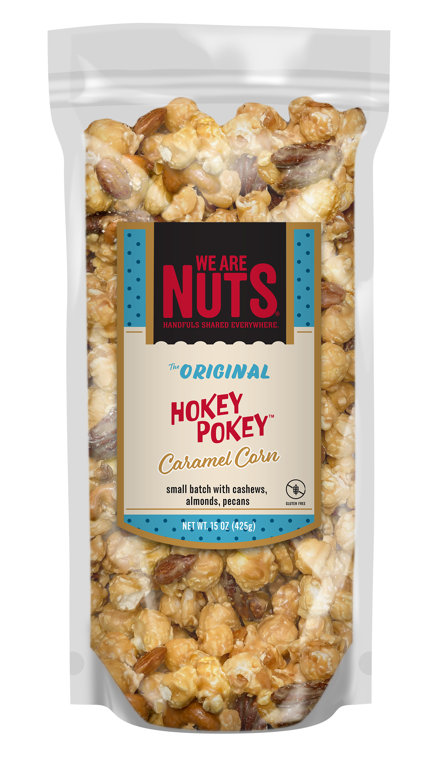 The Original Hokey Pokey® 15 oz – Caramel Corn with Nuts | We Are Nuts