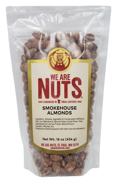 Smokehouse Almonds 16 Oz Hickory Smoke Flavor We Are Nuts