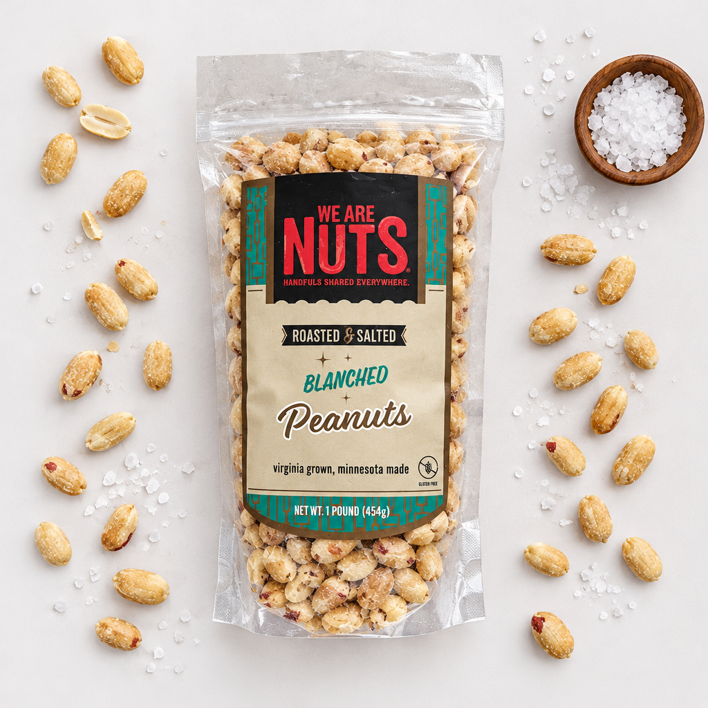 Roasted & Salted Blanched Virginia Peanuts-Nuts & Seeds-We Are Nuts!