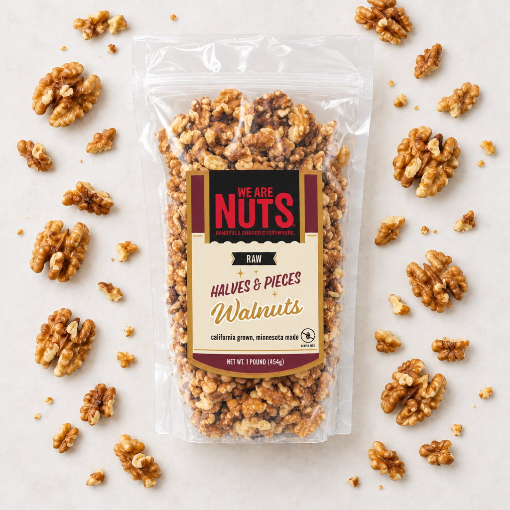 Raw Walnut Halves & Pieces-Nuts & Seeds-We Are Nuts!