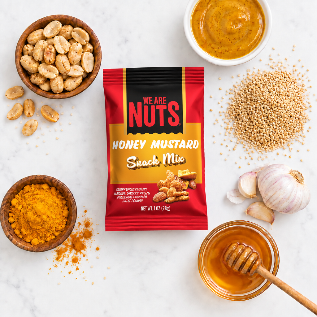 Honey Mustard Snack Mix Snack Pack-Specialty Snack Mixes-We Are Nuts!