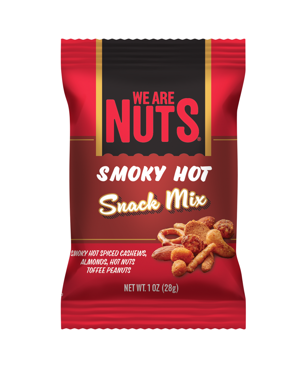 Smoky Hot Snack Mix Snack Pack-Specialty Snack Mixes-We Are Nuts!
