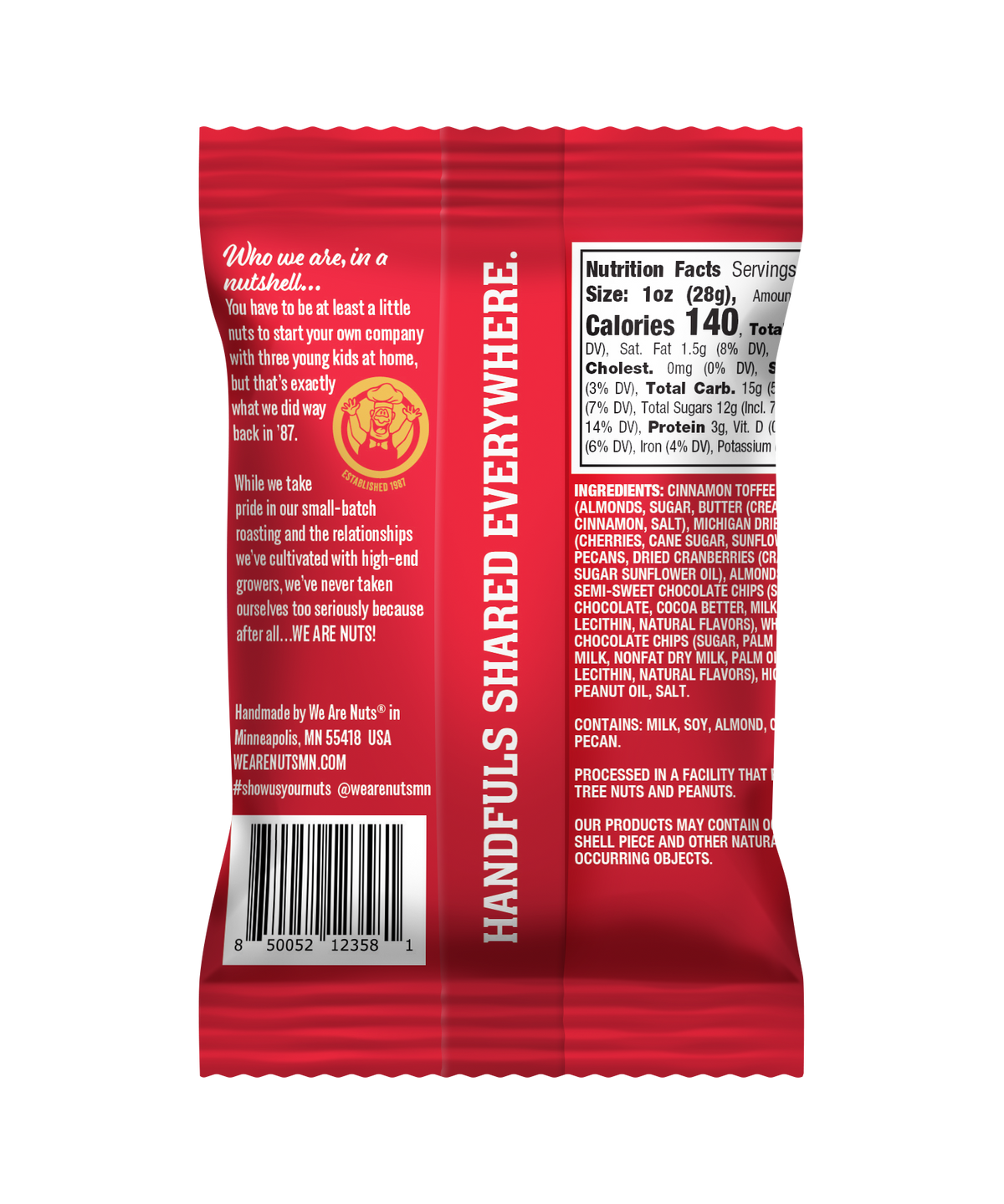Cherries & Nuts Snack Mix Snack Pack-Specialty Snack Mixes-We Are Nuts!