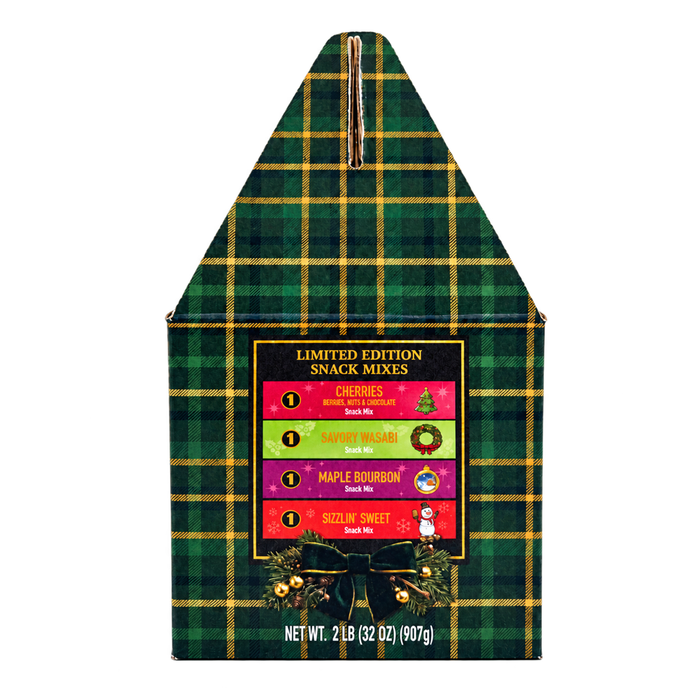 Plaid Snack Mixes Nut House-Gift-We Are Nuts!
