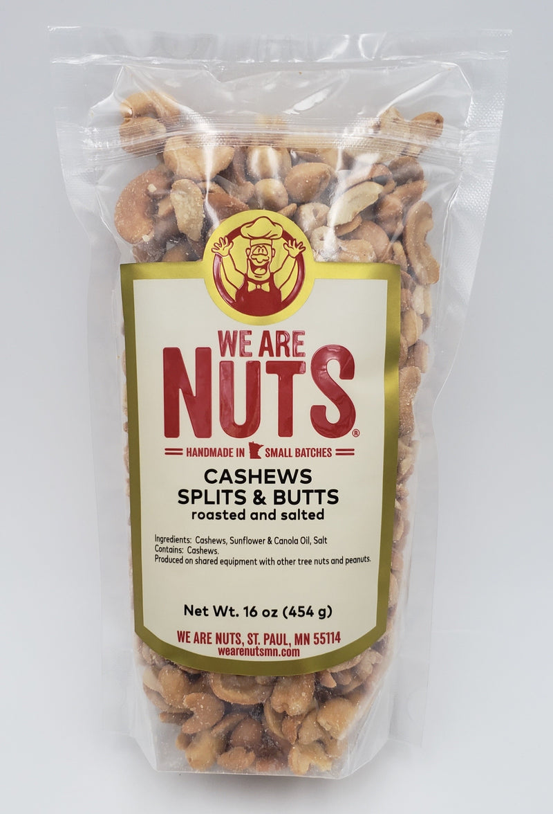 Cashews Splits & Butts (16 oz)-Nuts-We Are Nuts!
