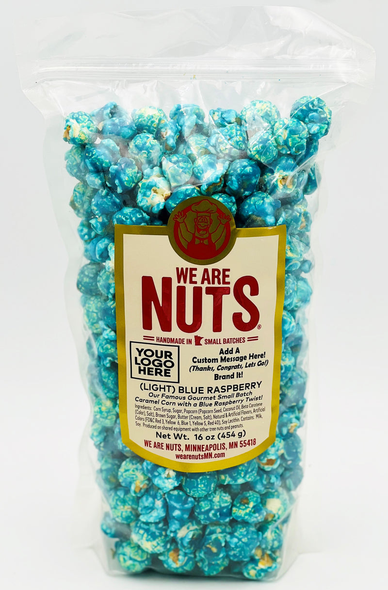 Fruit Flavored Gourmet Caramel Corn: (LIGHT) BLUE RASPBERRY (BULK) 5LBS!-Nuts-We Are Nuts!