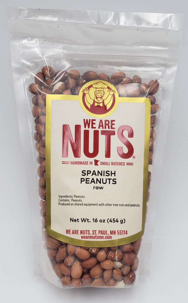 Raw Spanish Peanuts (16 oz)-Nuts-We Are Nuts!