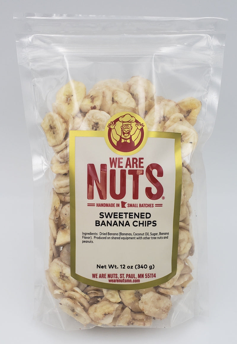Sweetened Banana Chips (16 oz)-Dried Fruit-We Are Nuts!