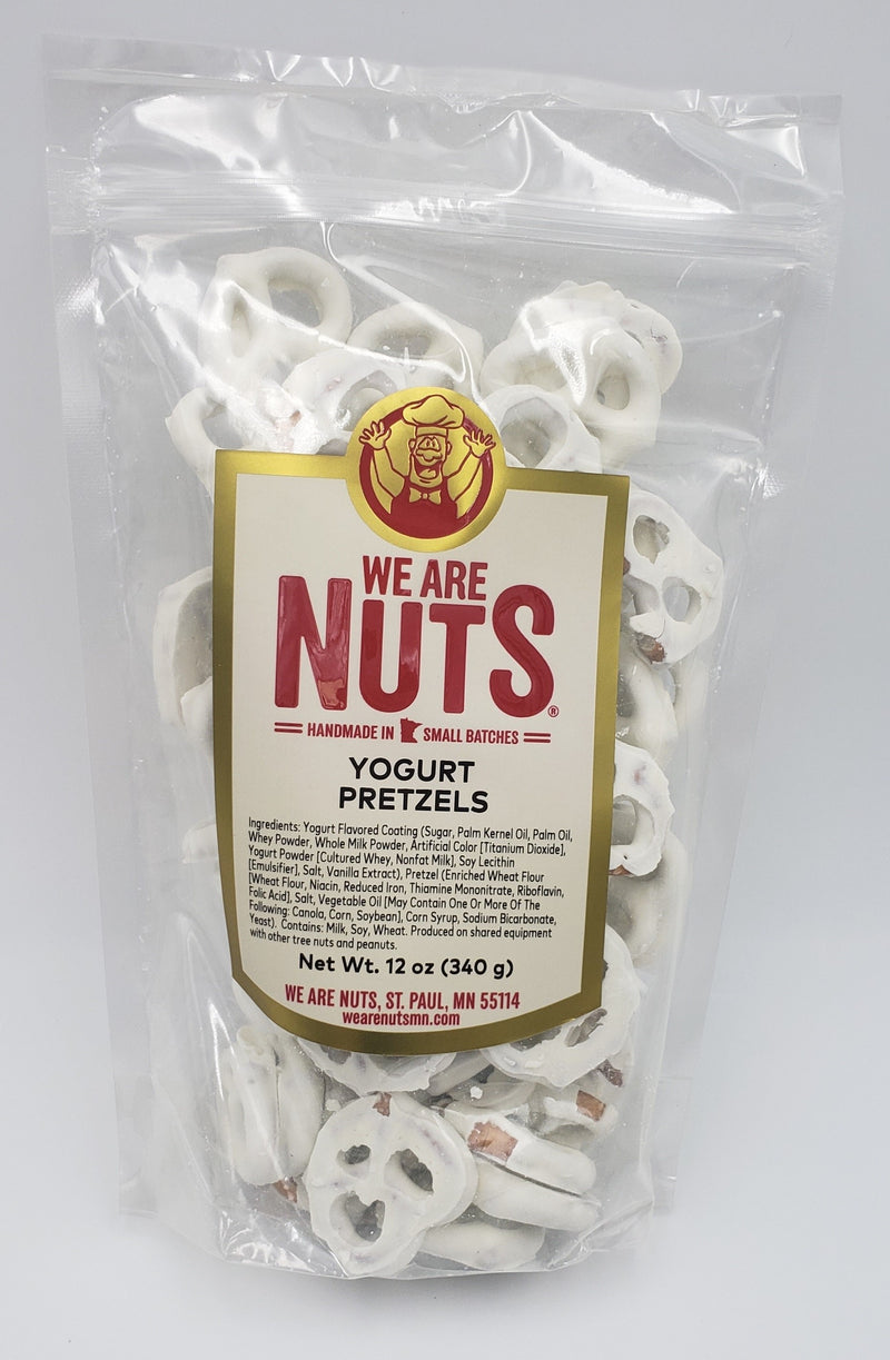 Yogurt Covered Pretzels (12 oz)-Nuts-We Are Nuts!