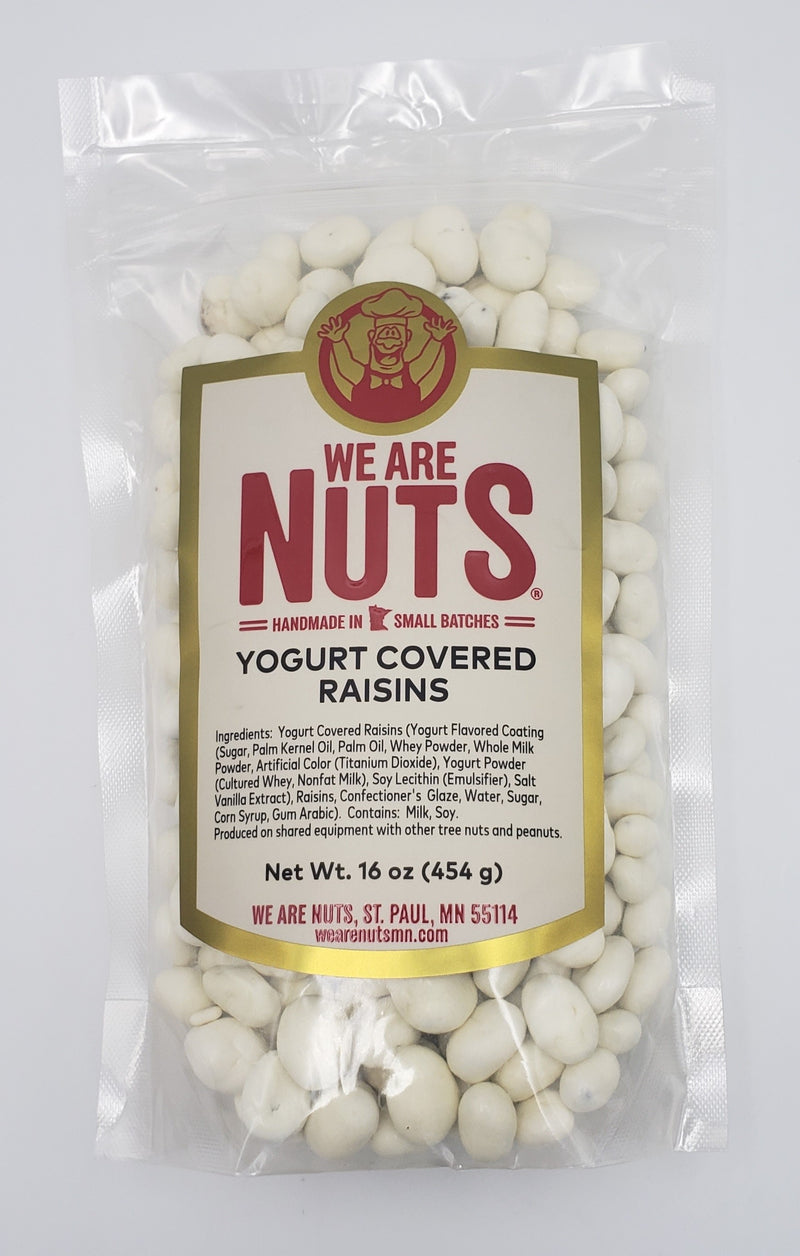 Yogurt Covered Raisins (16 oz)-Nuts-We Are Nuts!