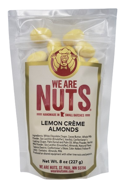 Lemon Creme Almonds (8 oz)-Nuts-We Are Nuts!