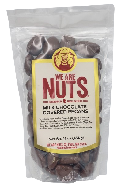 Milk Chocolate Covered Pecans (16 oz)-Nuts-We Are Nuts!