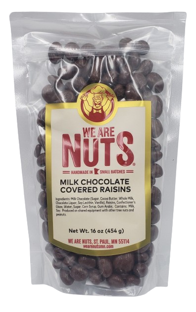 Milk Chocolate Raisins (16 oz)-Nuts-We Are Nuts!