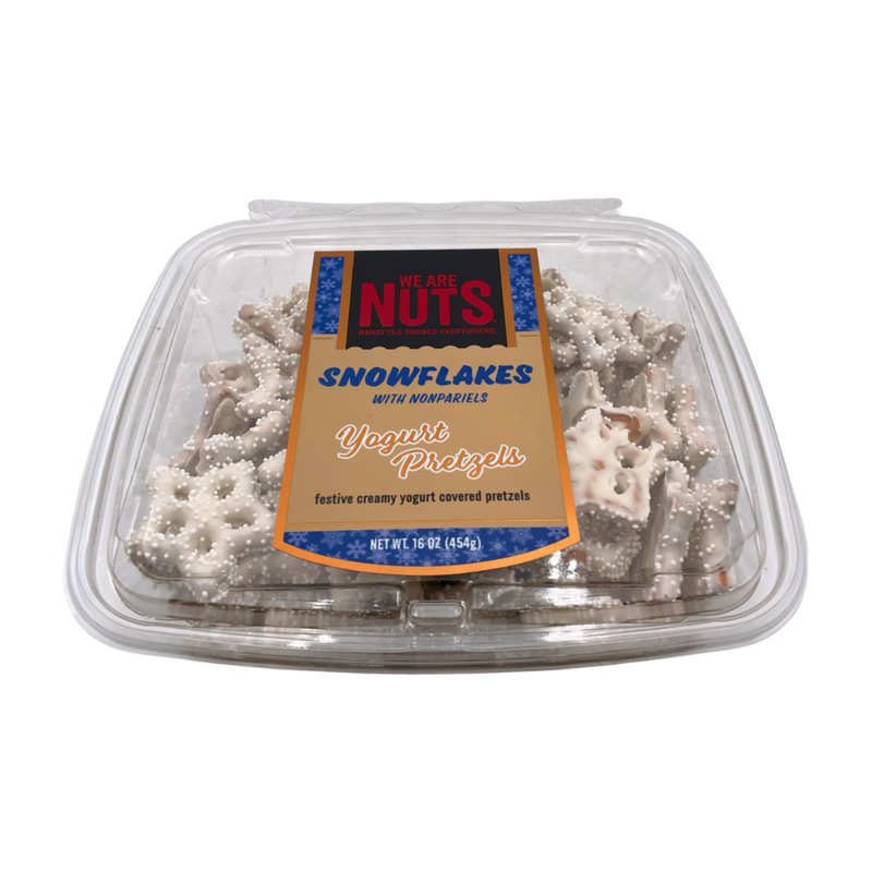 Snowflake Pretzels (16 oz)-Nuts-We Are Nuts!