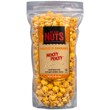 Cheese & Caramel Popcorn Hokey Pokey® 15oz | We Are Nuts