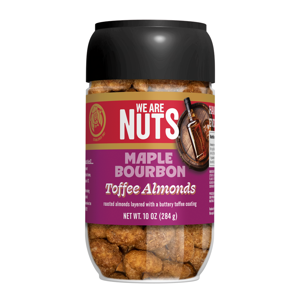 Maple Bourbon Toffee Almonds-Toffee Nuts-We Are Nuts!