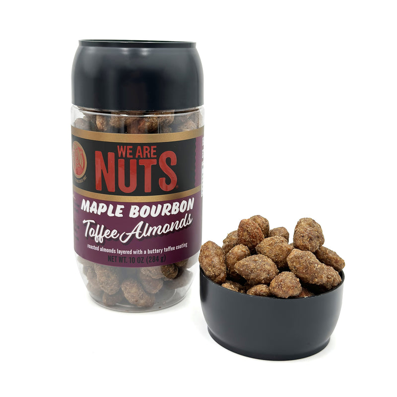 Maple Bourbon Toffee Almonds-We Are Nuts!