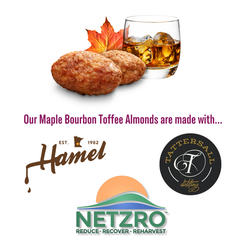 Maple Bourbon Toffee Almonds (16 oz)-Nuts-We Are Nuts!