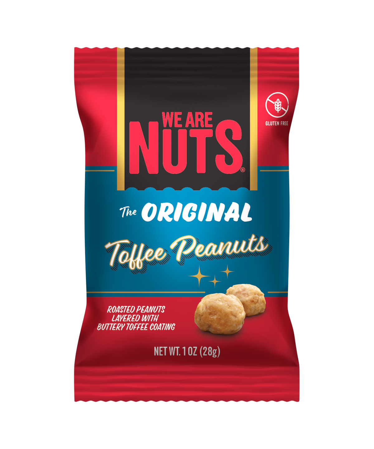 Original Toffee Peanuts Snack Pack-Toffee Nuts-We Are Nuts!