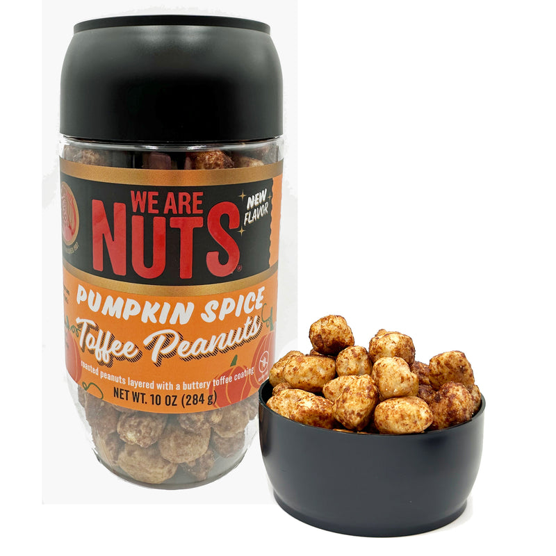 OTG Jar 10 oz. Pumpkin Spice Toffee Peanuts-We Are Nuts!