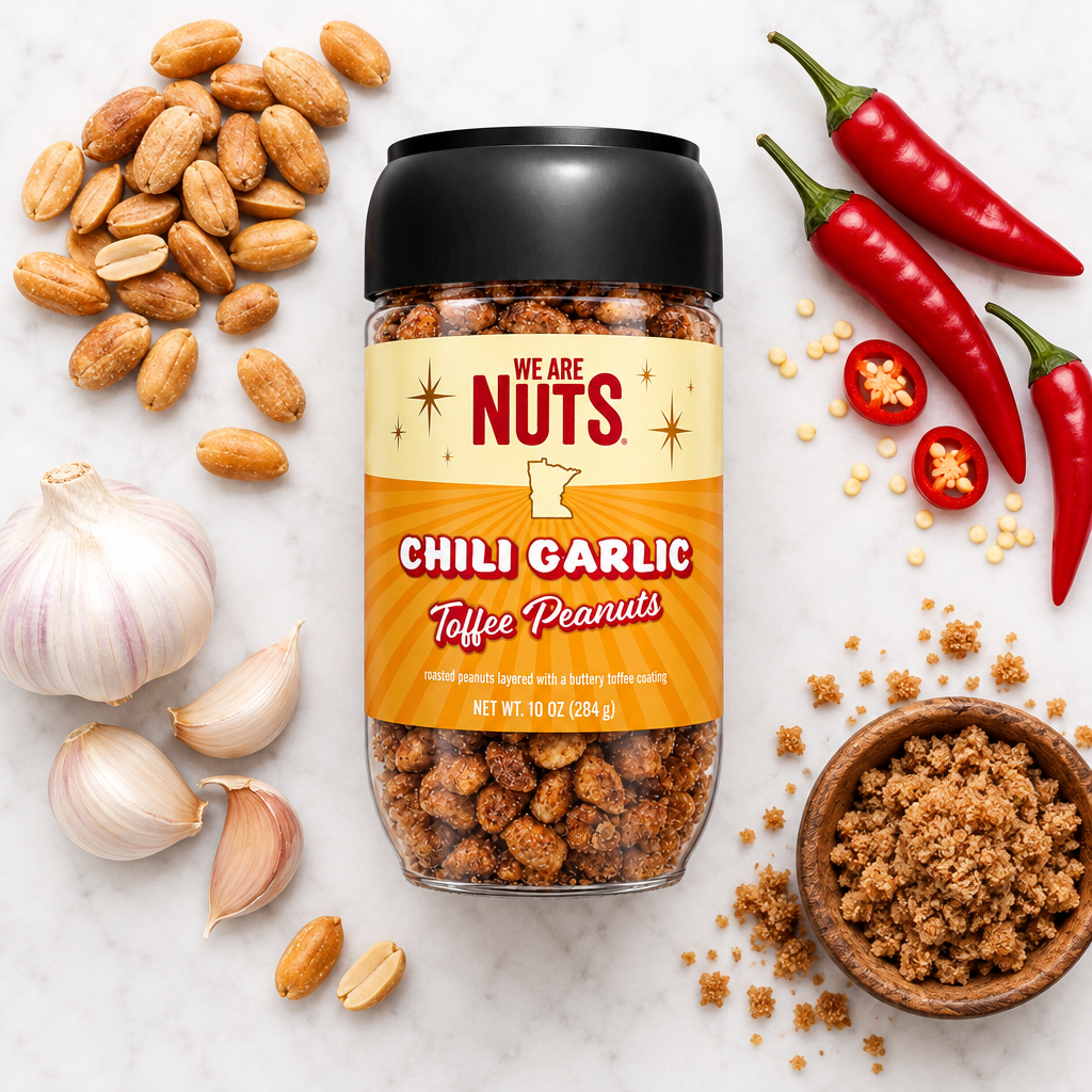 Limited Batch Chili Garlic Toffee Peanuts-Toffee Nuts-We Are Nuts!