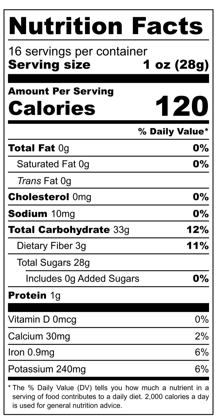 Dates - Diced Dextrose Coated (16 oz)-Dried Fruit-We Are Nuts!