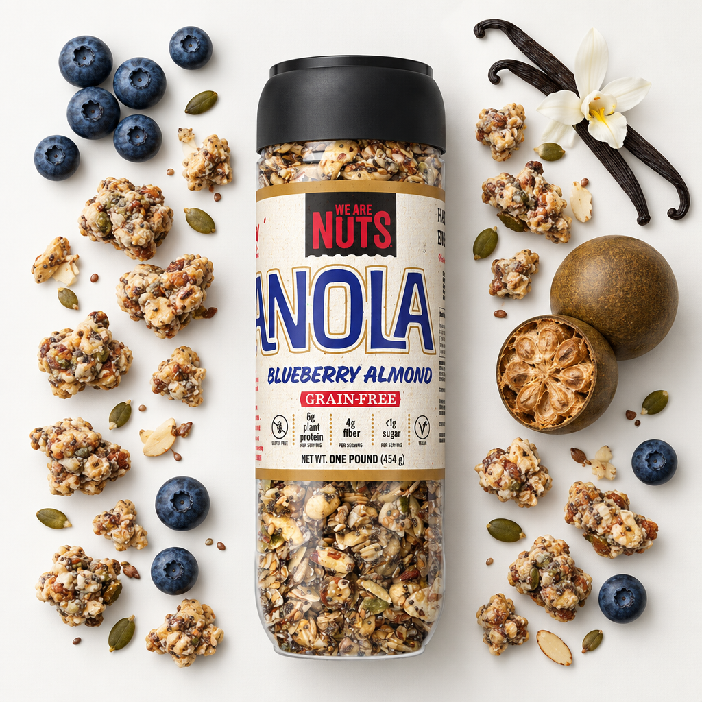 Blueberry Almond Grain-Free Granola-Granola-We Are Nuts!