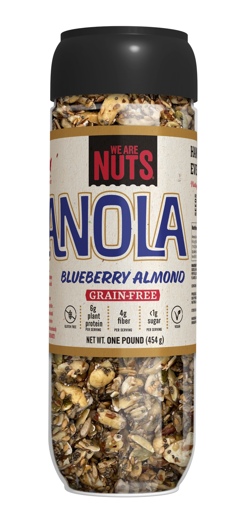 Blueberry Almond Grain-Free Granola (1 lb)-Signature Trail Mixes-We Are Nuts!