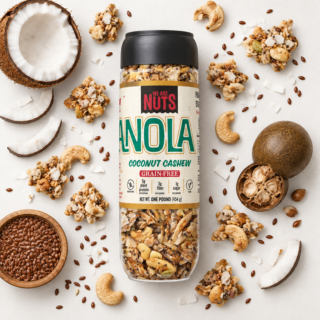 Coconut Cashew Grain-Free Granola-Granola-We Are Nuts!