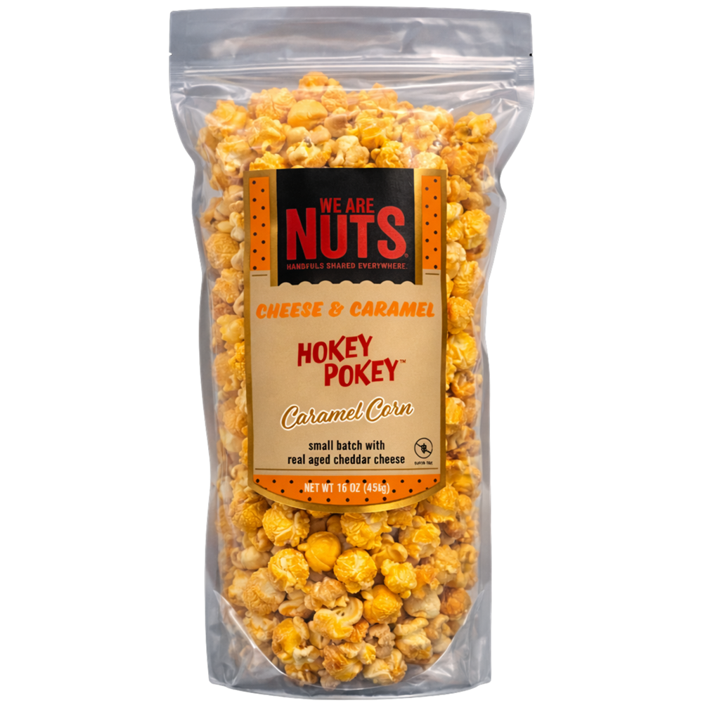 Cheese & Caramel Hokey Pokey Caramel Corn-Hokey Pokey & Tutti Frutti-We Are Nuts!