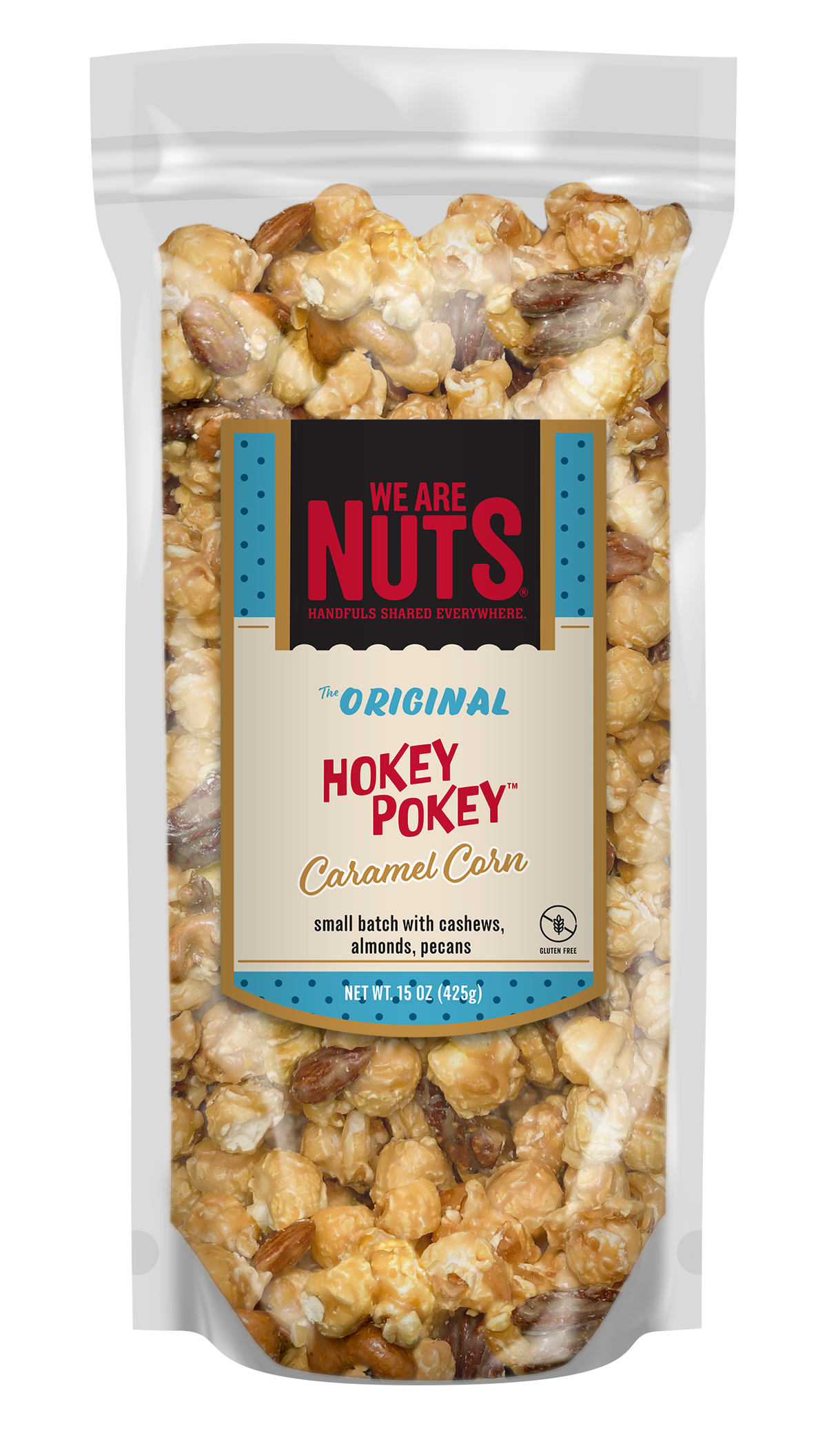 The Original Hokey Pokey® 15 oz – Caramel Corn with Nuts | We Are Nuts