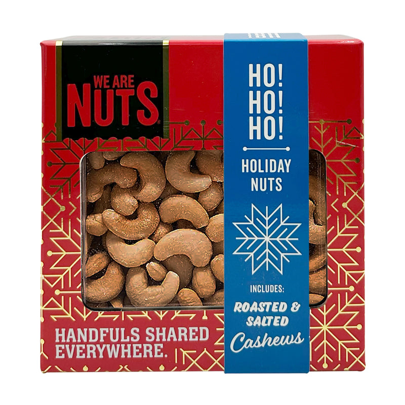 Roasted and Salted Jumbo Cashews 14oz Gift Box-We Are Nuts!