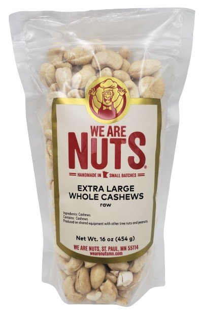 Raw Extra Large Whole Cashews (16 oz)-Nuts-We Are Nuts!