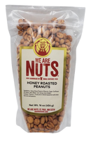 Honey Roasted Peanuts (No Toffee) (16 oz)-Nuts & Seeds-We Are Nuts!
