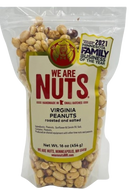 Virginia Peanuts Roasted & Salted (16 oz)-Nuts & Seeds-We Are Nuts!
