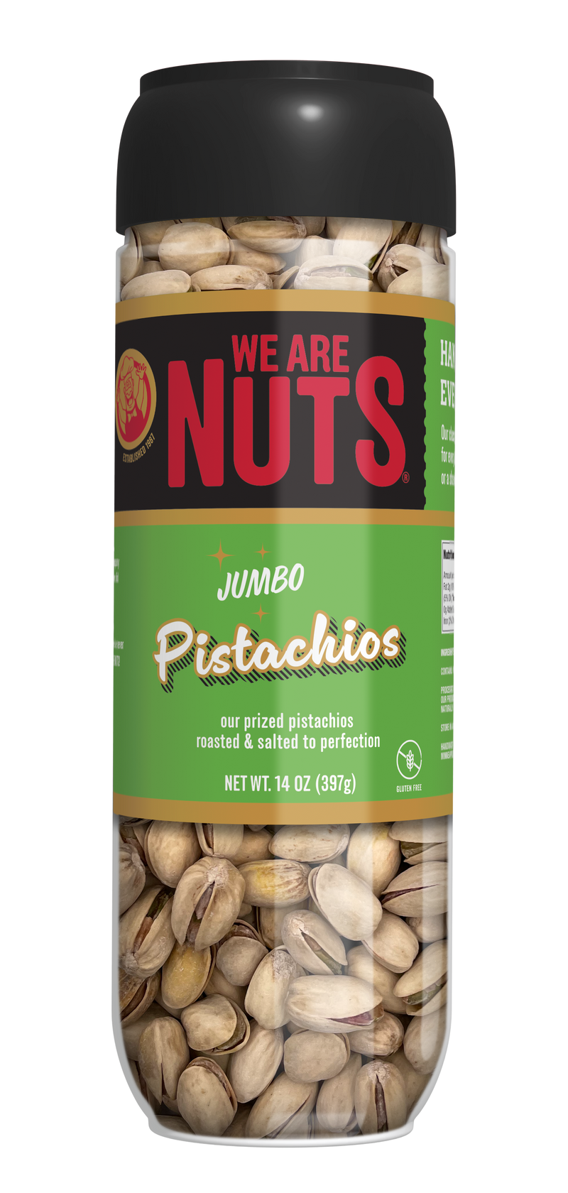 Pistachios Tall Jar (14 oz)-Nuts-We Are Nuts!