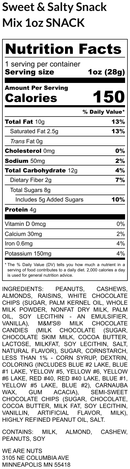 1 oz - Sweet & Salty Snack Mix-Specialty Snack Mixes-We Are Nuts!