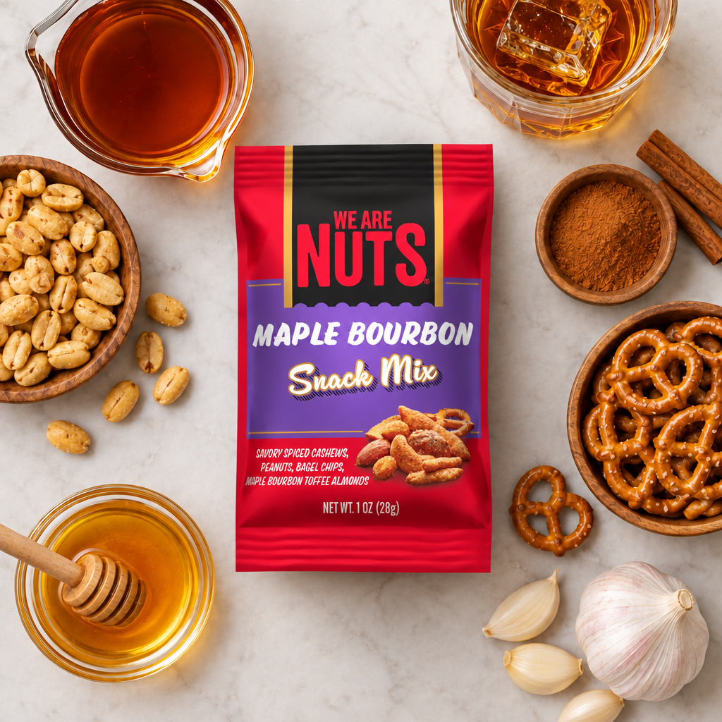 Maple Bourbon Snack Mix Snack Pack-Specialty Snack Mixes-We Are Nuts!