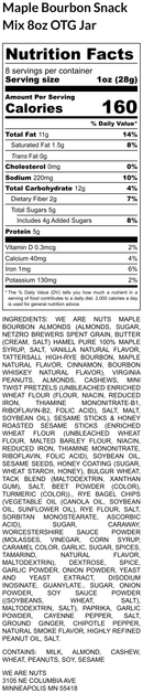 Maple Bourbon Snack Mix-Specialty Snack Mixes-We Are Nuts!