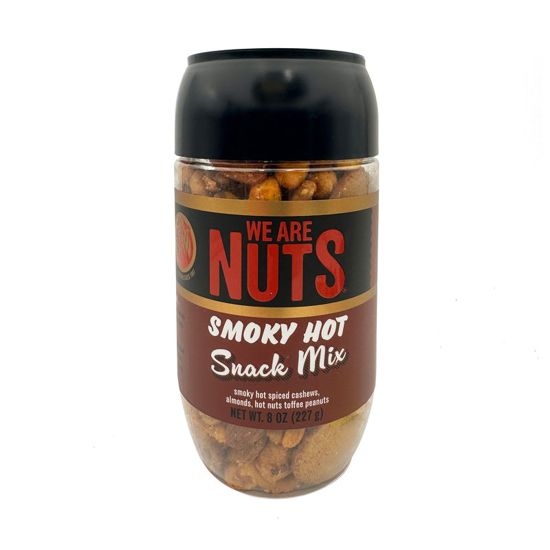 Spicy 2-Pack Gift Box – Smoky Hot Snack Mix & Hot Nuts Toffee Peanuts-Gift Tins-We Are Nuts!