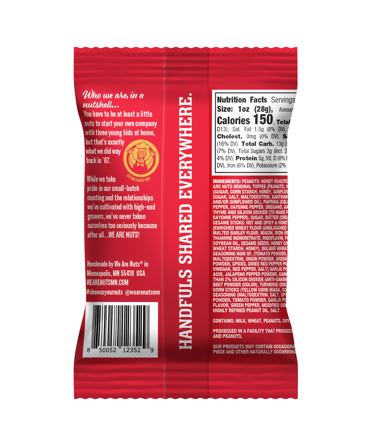 Sizzlin' Sweet Snack Mix Snack Pack-Specialty Snack Mixes-We Are Nuts!