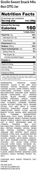 Sizzlin' Sweet Snack Mix-Specialty Snack Mixes-We Are Nuts!