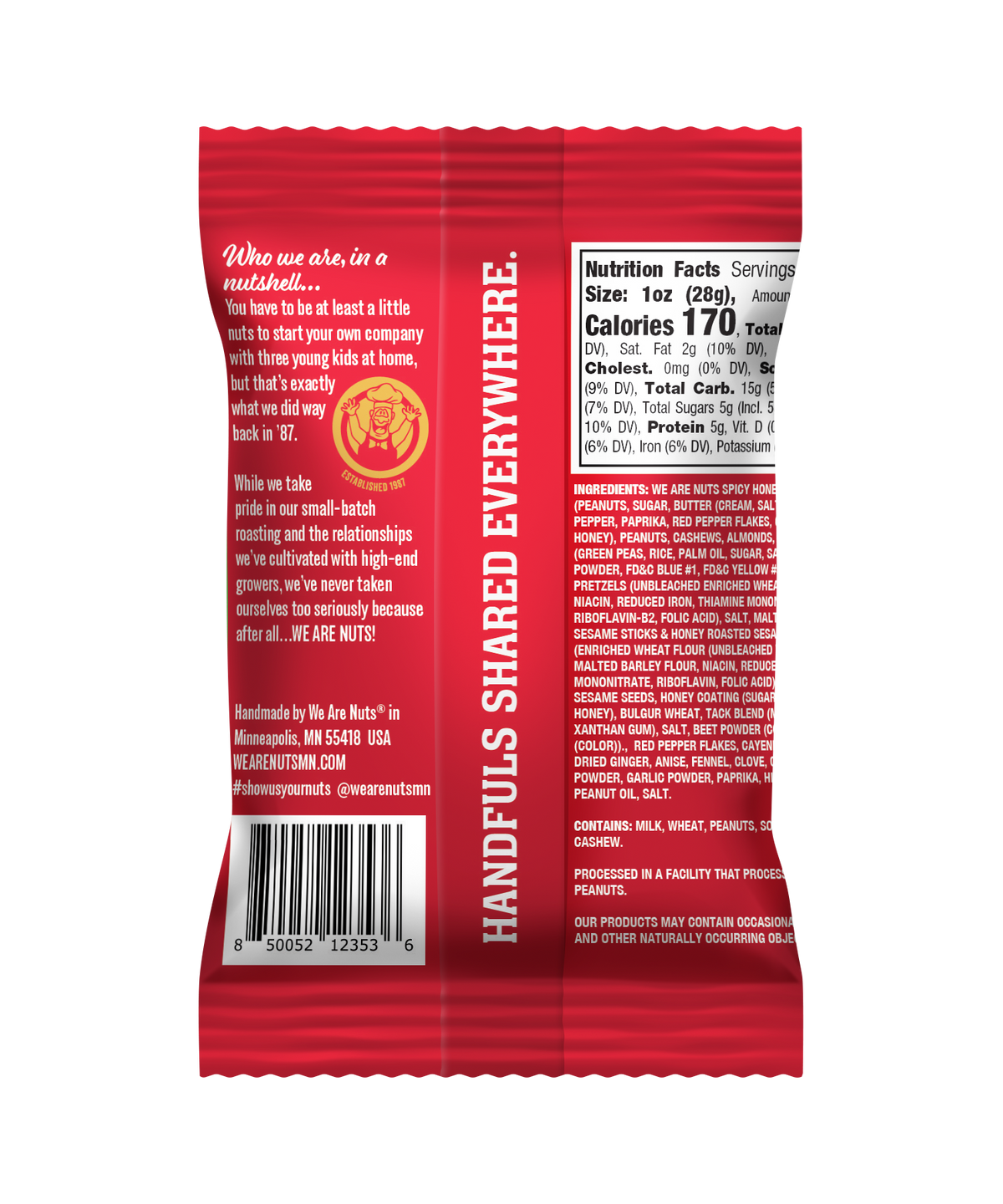 1 oz - Savory Wasabi Snack Mix