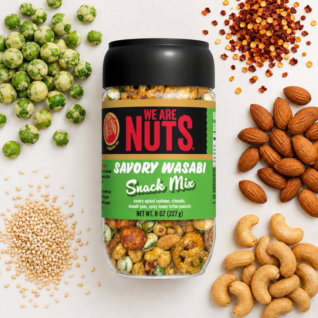 Savory Wasabi Snack Mix-Specialty Snack Mixes-We Are Nuts!