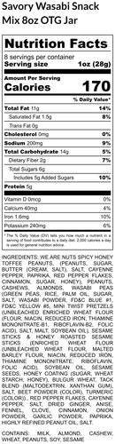 Savory Wasabi Snack Mix-Specialty Snack Mixes-We Are Nuts!