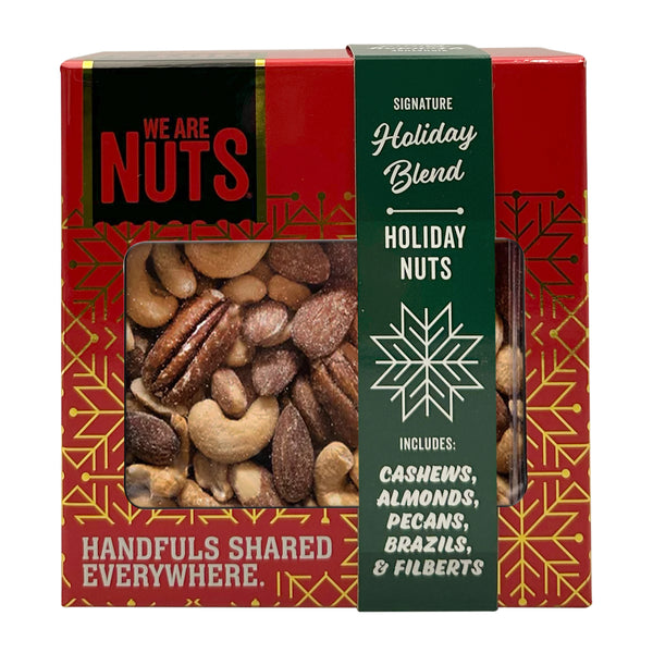 Signature Holiday Nuts Blend 14oz Gift Box-We Are Nuts!