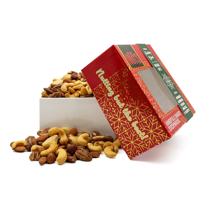 Signature Holiday Nuts Blend 14oz Gift Box-We Are Nuts!