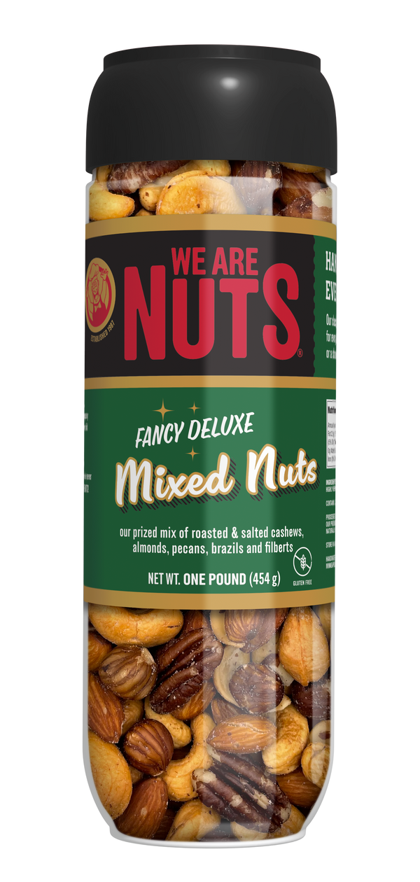 Fancy Deluxe Mixed Nuts Tall Jar (16 oz)-Nuts-We Are Nuts!